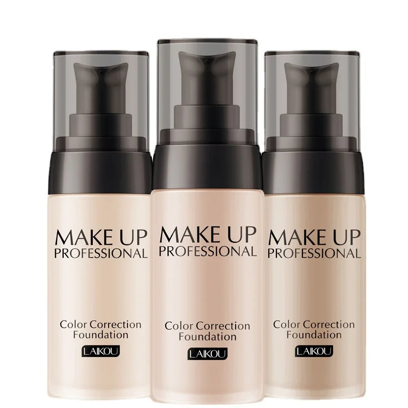 LAIKOU Foundation Make-Up Basis Gesicht Creme Flüssige Foundation Concealer Hydrat Feuchtigkeitscreme Öl Kontrolle Wasserdicht Maquiagem 40g