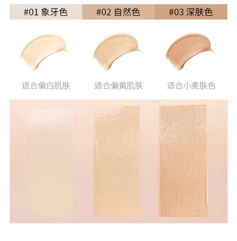 LAIKOU Foundation Make-Up Basis Gesicht Creme Flüssige Foundation Concealer Hydrat Feuchtigkeitscreme Öl Kontrolle Wasserdicht Maquiagem 40g