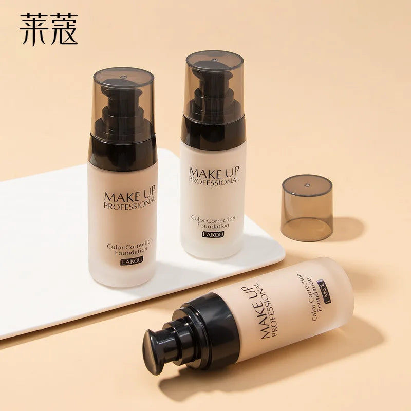 LAIKOU Foundation Make-Up Basis Gesicht Creme Flüssige Foundation Concealer Hydrat Feuchtigkeitscreme Öl Kontrolle Wasserdicht Maquiagem 40g