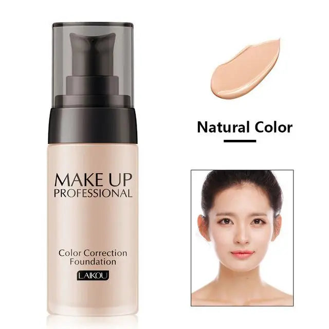 LAIKOU Foundation Make-Up Basis Gesicht Creme Flüssige Foundation Concealer Hydrat Feuchtigkeitscreme Öl Kontrolle Wasserdicht Maquiagem 40g