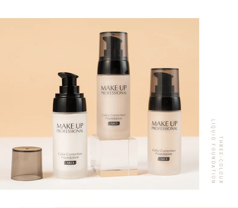 LAIKOU Foundation Make-Up Basis Gesicht Creme Flüssige Foundation Concealer Hydrat Feuchtigkeitscreme Öl Kontrolle Wasserdicht Maquiagem 40g