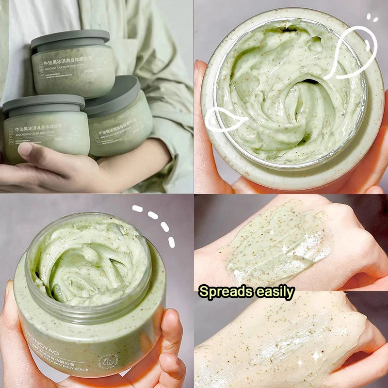 250 g/8,82 oz Avocado-Gesichtspeeling, Zuckerpeeling, Tiefenreinigung, feuchtigkeitsspendendes Gesichtspeeling für alle Hauttypen, 1 Stück