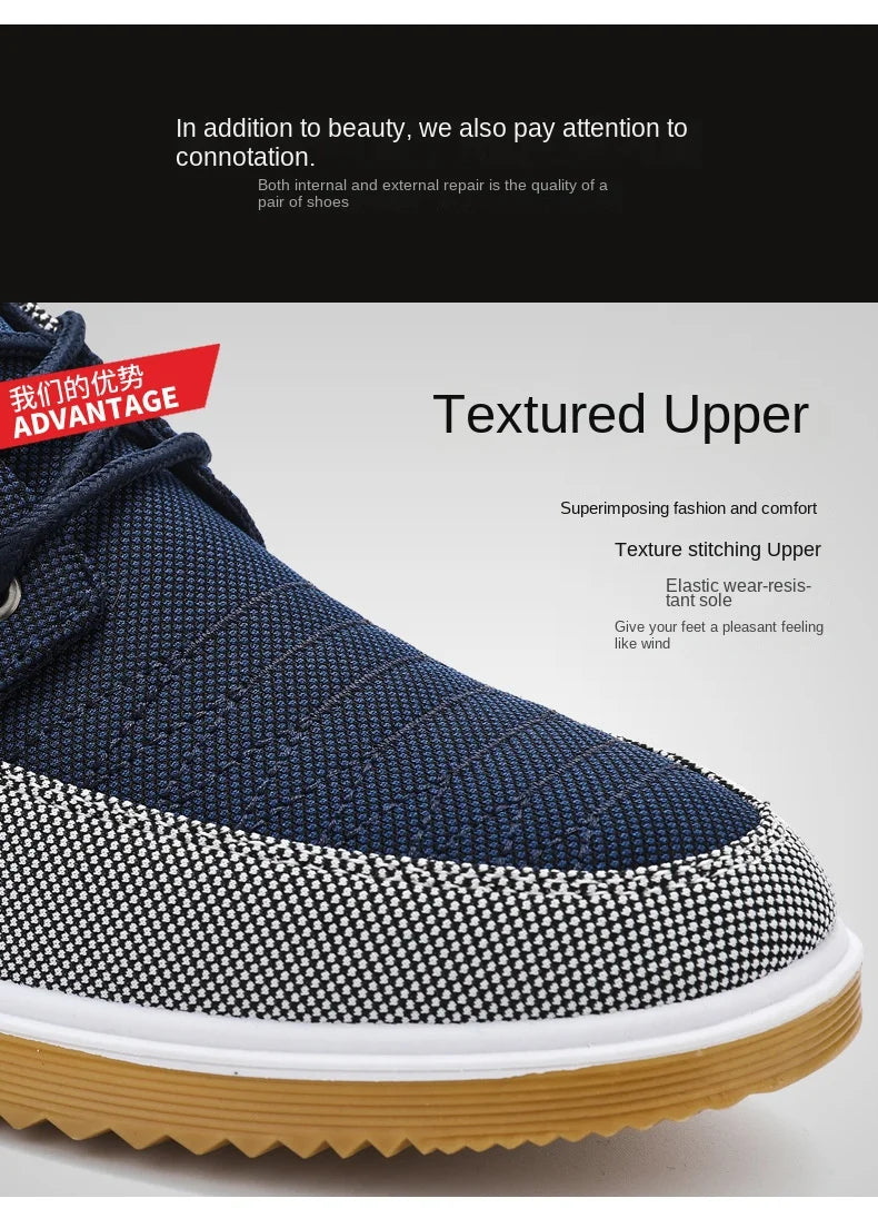 Summer Men's Canvas Shoes Lightweight Men's Casual Mesh Breathable Flats Vulcanized Shoes 2025 Classic Lace Up Sneakers for Men