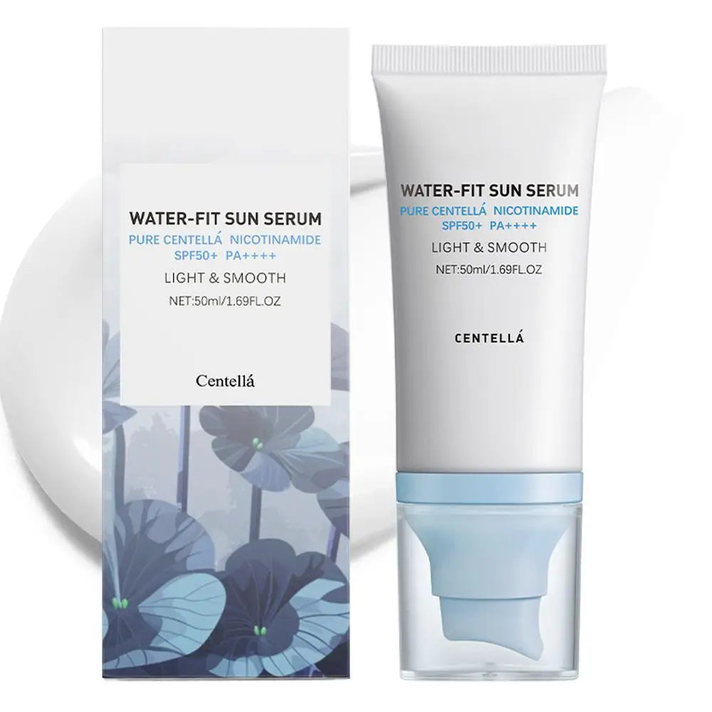 Sunscreen SPF 50 Centella Asiatica No Sticky Refreshing Sunscreen 50ml Sunscreen Essence for Dry Oily Sensitive Skincare