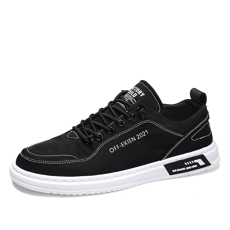 Men's Vulcanized Shoes Flat Non-slip Wear-resistant Breathable Sneakers Classic Fashion Canvas Casual Shoes Brand Shoes for Men