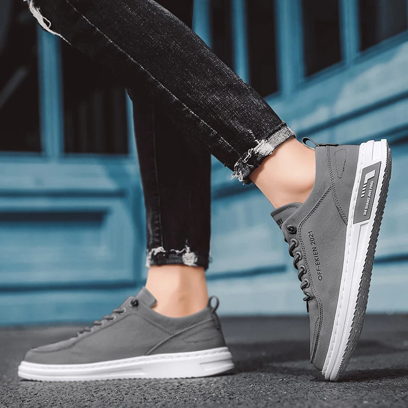 Men's Vulcanized Shoes Flat Non-slip Wear-resistant Breathable Sneakers Classic Fashion Canvas Casual Shoes Brand Shoes for Men